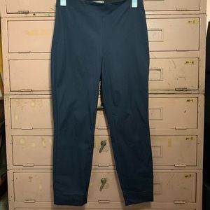 Everlane Side Zip Stretch Cotton Pant Navy sz 8